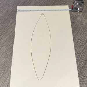 Sterling silver thin chain